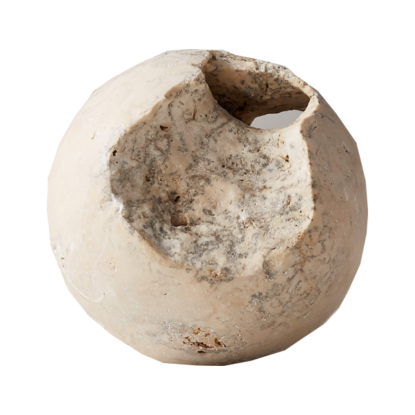 CB2 Limestone Sphere