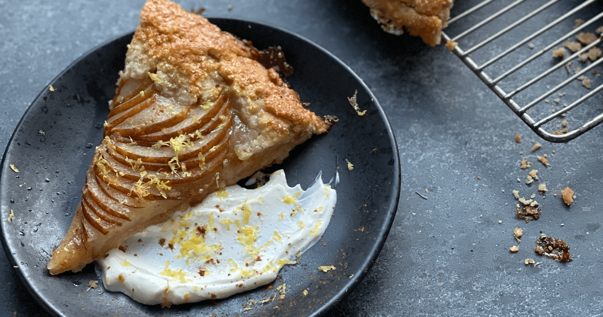 Vanilla Ginger Pear Crostata