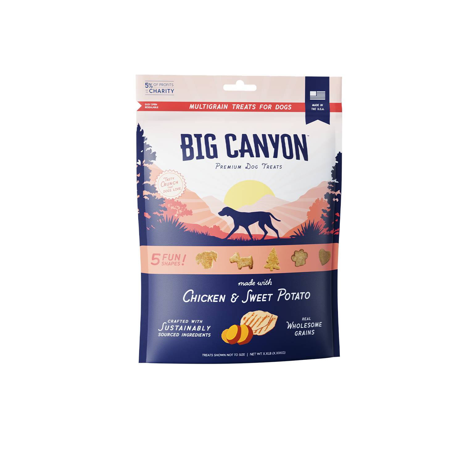 Premium Dog Treats made with Chicken & Sweet Potato - My Store product image