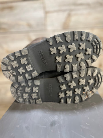 The K-Talon soles of the Kenetrek Mountain Extreme Boots.