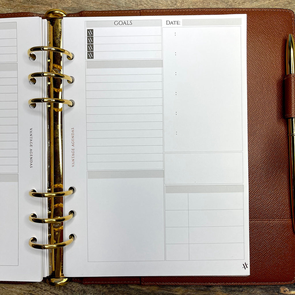 Daily Planner- A5 – Vantage Agendas