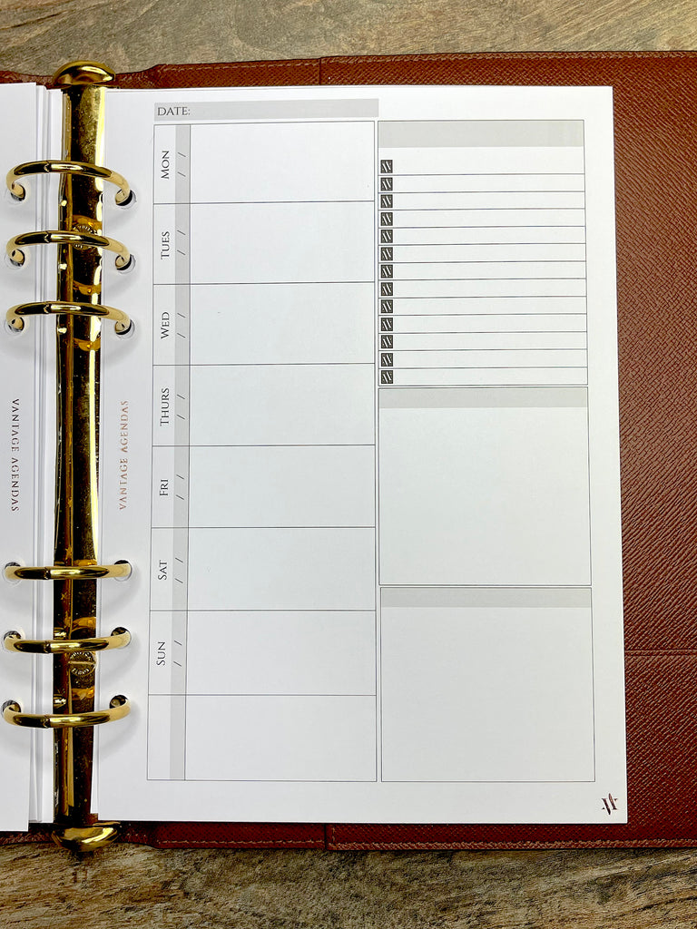 Louis Vuitton GM / A5 Planner Set Up 