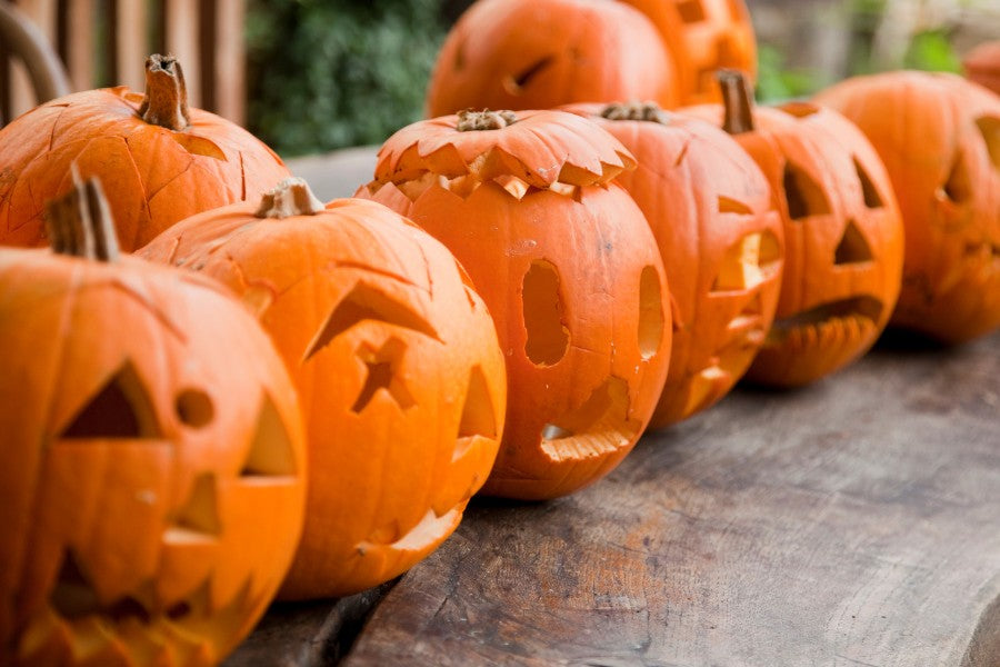 Carved pumpkins