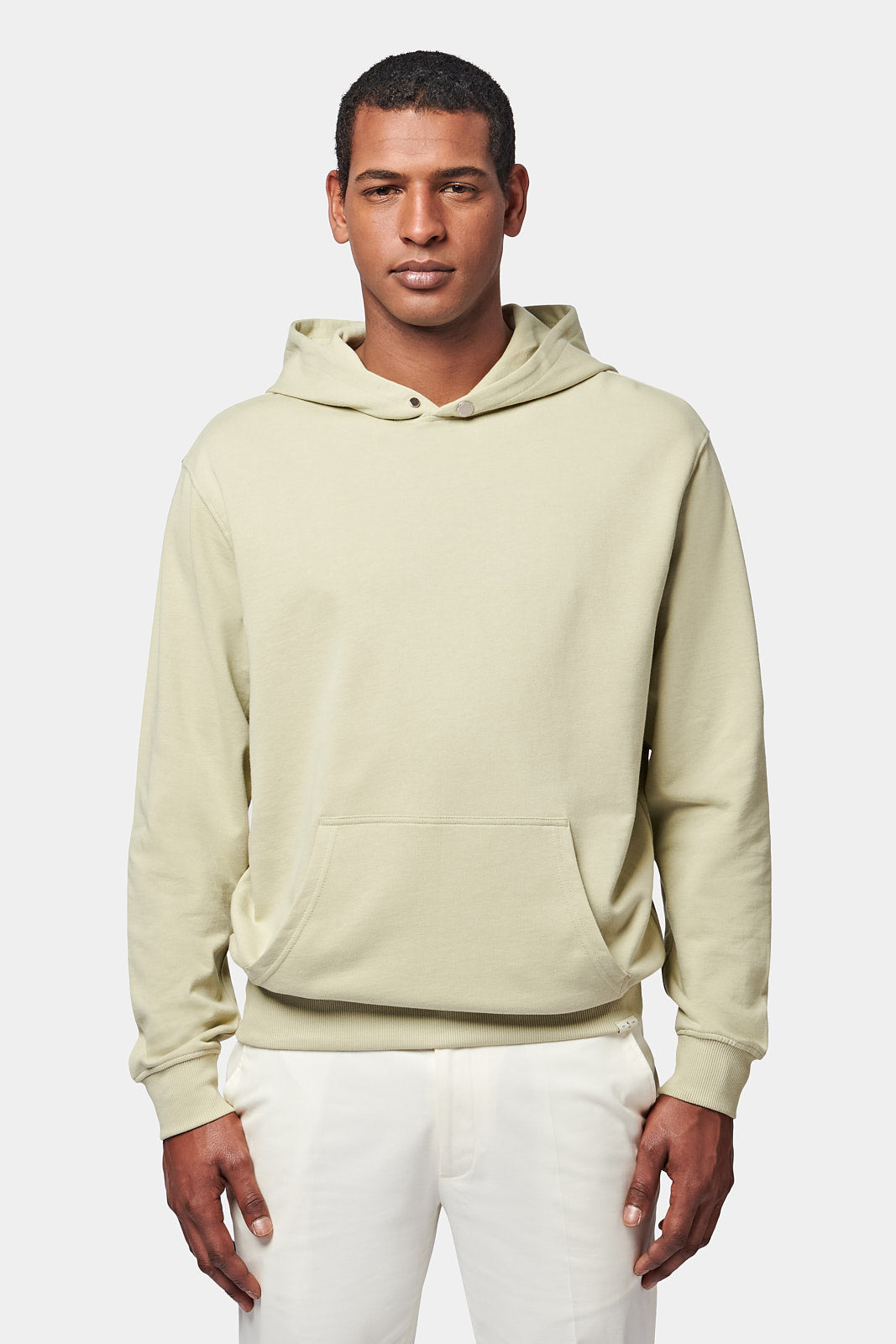 Essential French Terry Hoodie in Alfalfa