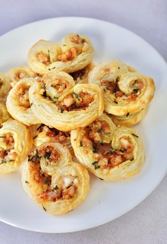 Garlic Shrimp Palmiers