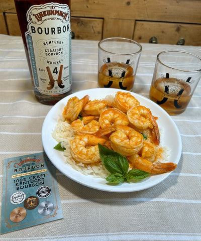 Sriracha Bourbon Shrimp