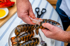 Preparing a Lobster Tail