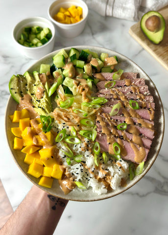 Grilled Tuna Bento Bowl