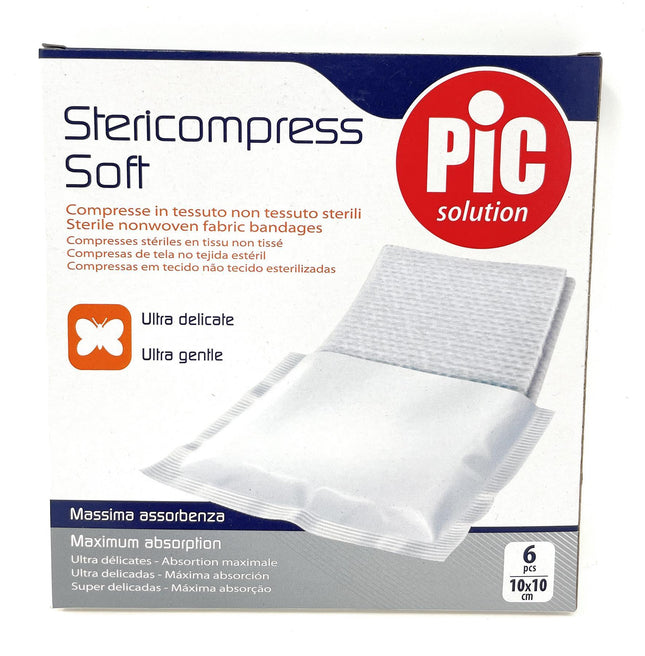 Pic Stericompress Soft - Sterile nonwoven fabric bandages - 10 x