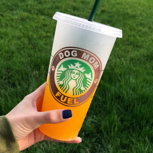  Personalized Authentic SB Reusable 24 oz Coffee Cup Frosted  Venti To Go Cup Tumbler Custom Name Great Gift Lid and Straw Included :  Handmade Products