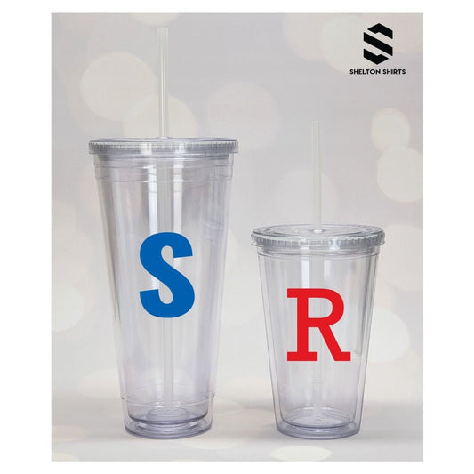 Mickey Mouse Ears Tumbler with Personalized Name Decal - Double