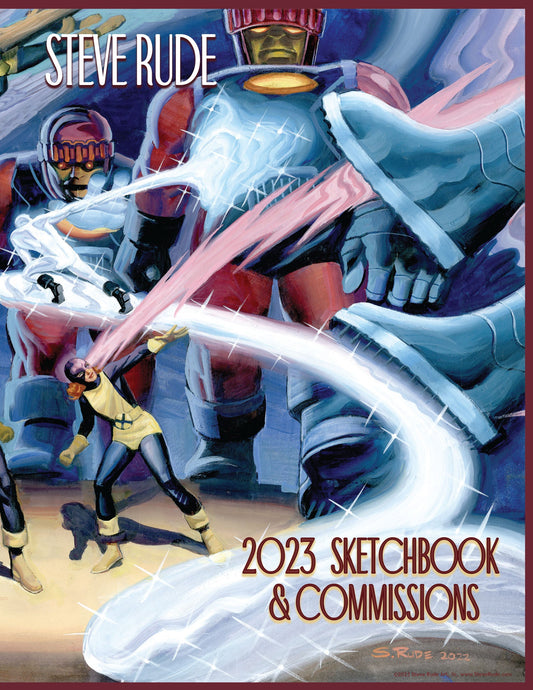 Nexus 2013 Sketchbook Cover 8x10 print – Steve Rude Art