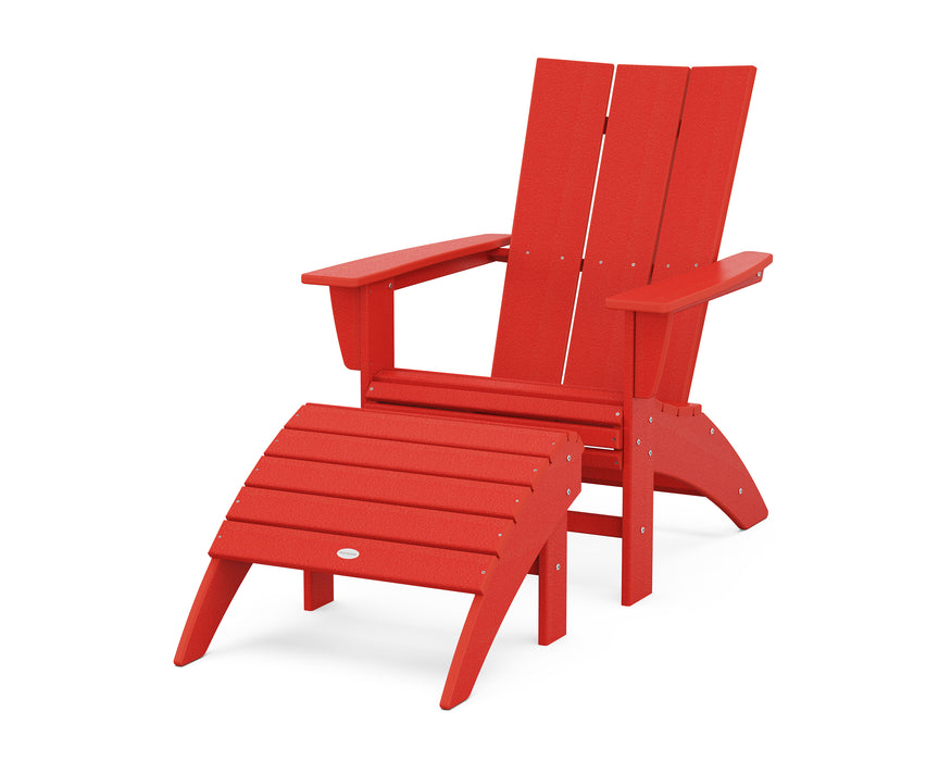 adirondack ottoman red