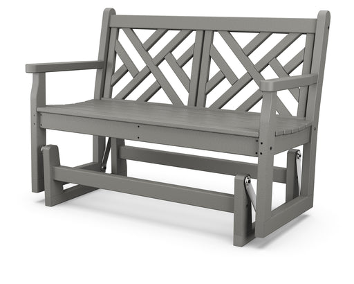 white chippendale outdoor rocker