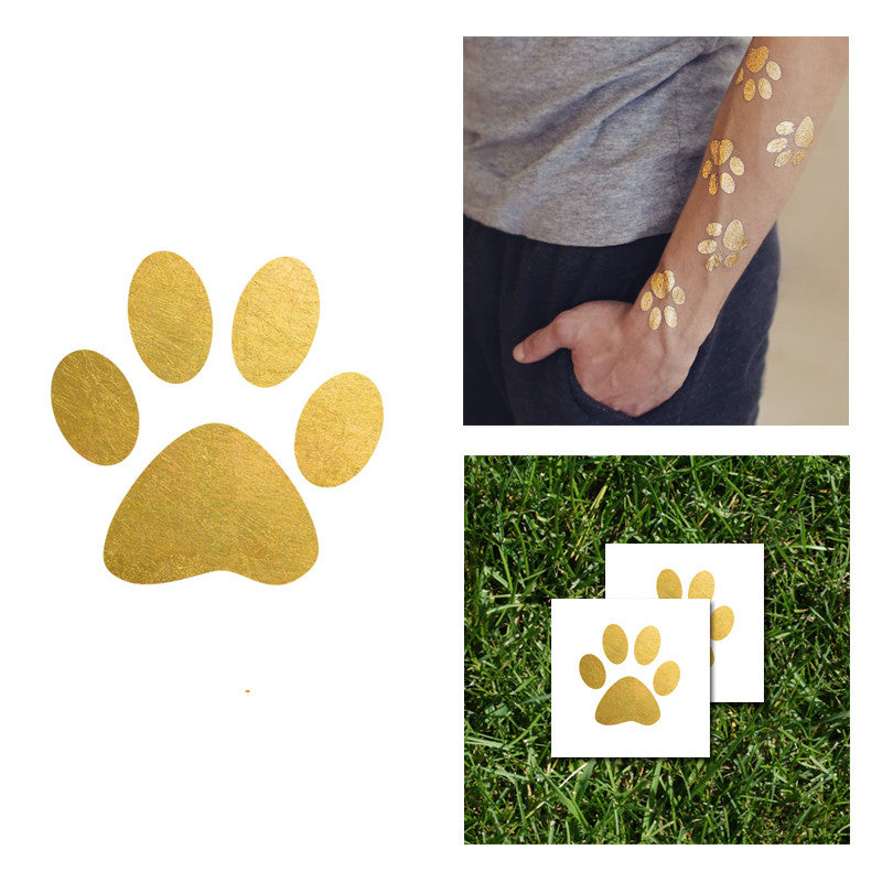 Paw Print Temporary Tattoos  Zazzle