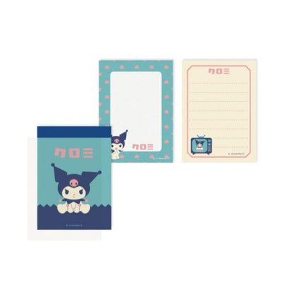 Sanrio Kuromi Die Cut Mini Memo Pad / Made in Japan 2022