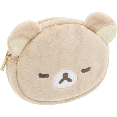 NEW] Rilakkuma -NEW BASIC RILAKKUMA- Plush Face Pouch- Korilakkuma