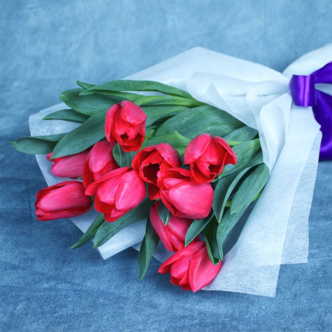 Tulipanes rojos – Flor de Loto Boutique Floral