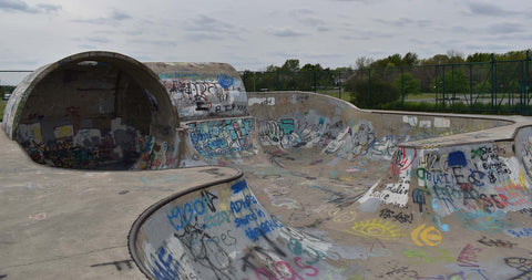 Southside skate park in Kokomo, Indiana. We need a better quality of graffiti!