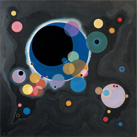 Seven Circles, by Kandinsky