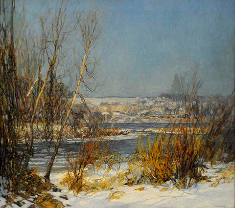 Example of local color. By the River, by Edward Willis Redfield, Ca 1912. The Carnegie Museum of Art. Pittsburgh, P.A.