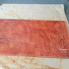 Sparrowhawk Leather NZ hand rubbed dyeing technique second application 