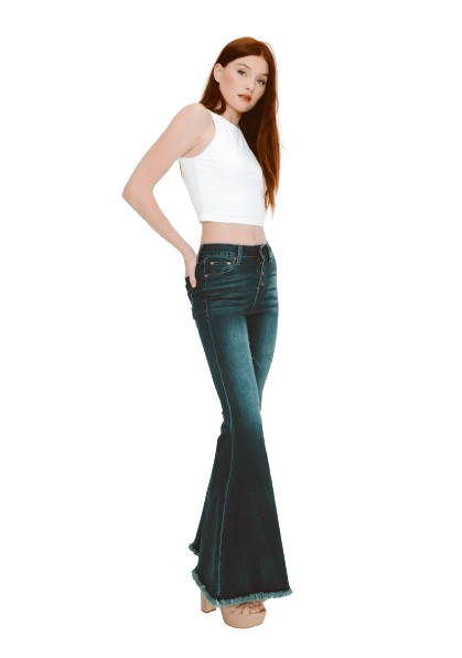 Womens-Flare Jeans