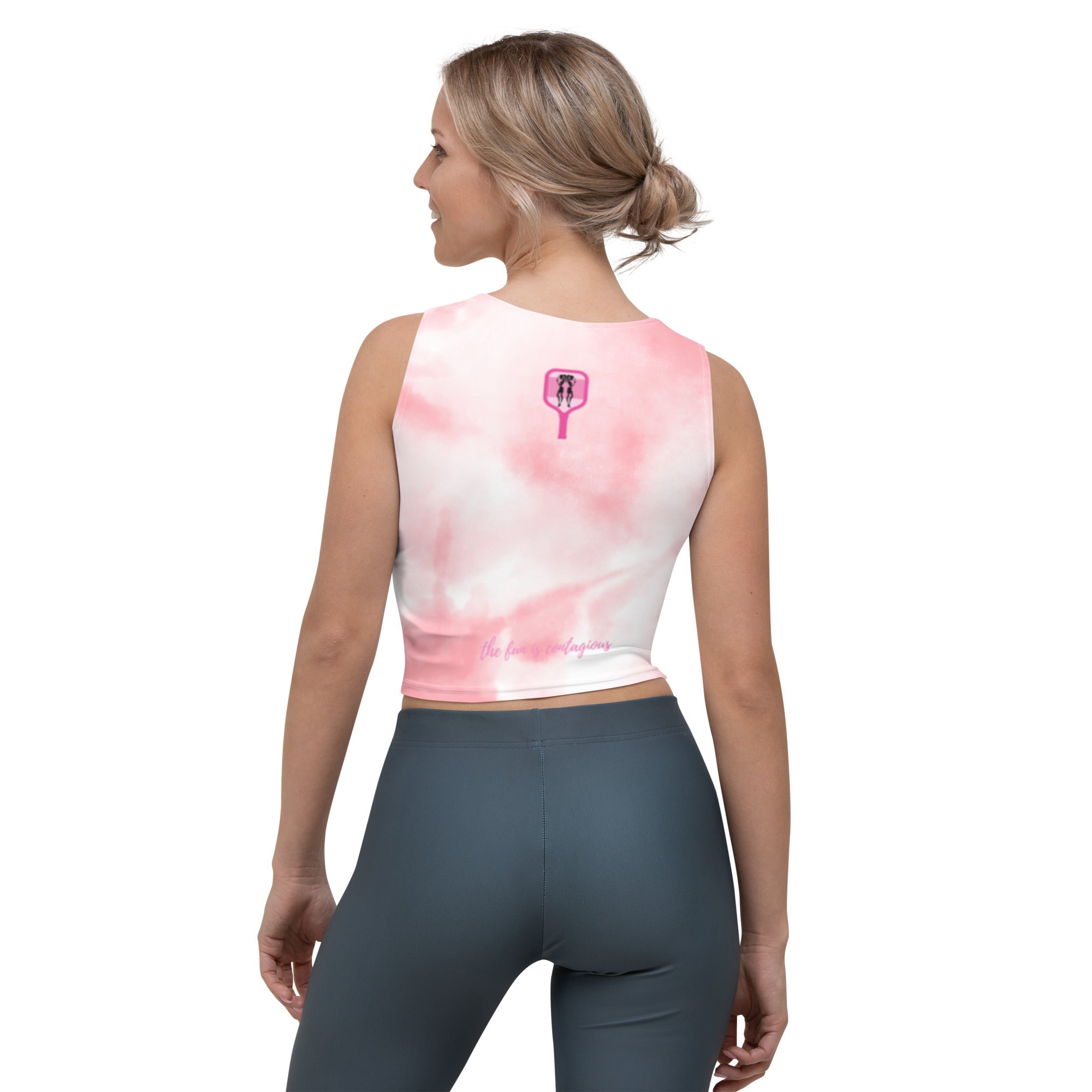 pickleball CHIX pink tie dye crop top – Pickleball Chix