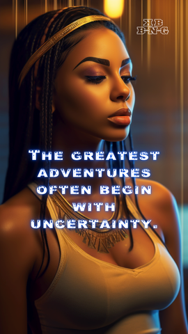 The Greatest Adventures Often Begin With Uncertainty.