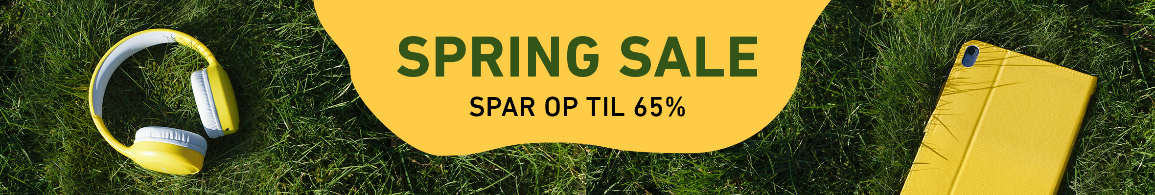 Spring Sale topbanner, desktop version