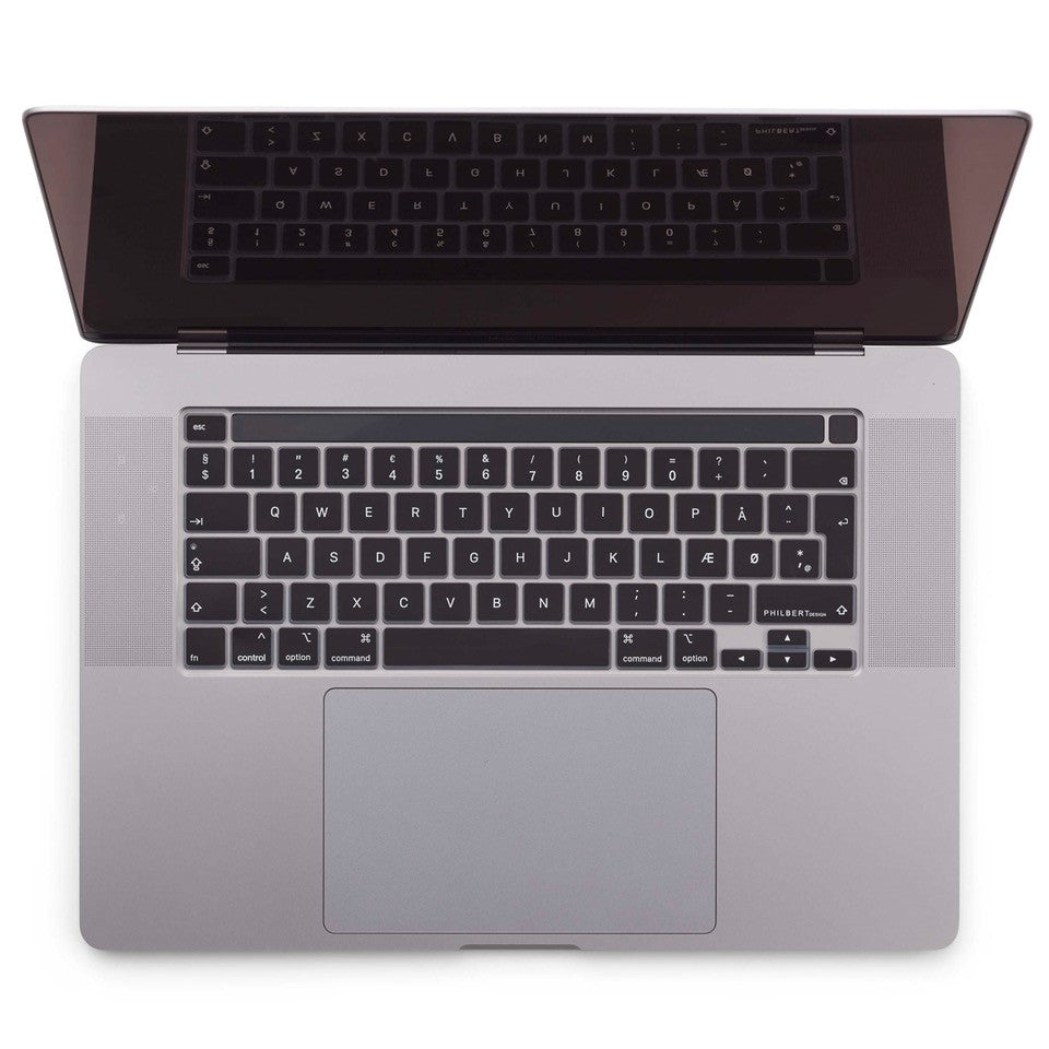 Philbert Macbook Pro 16 141 Keyboard Cover M Dansk Tastatur Sort Macbook Pro 16 Tabletcovers Dk