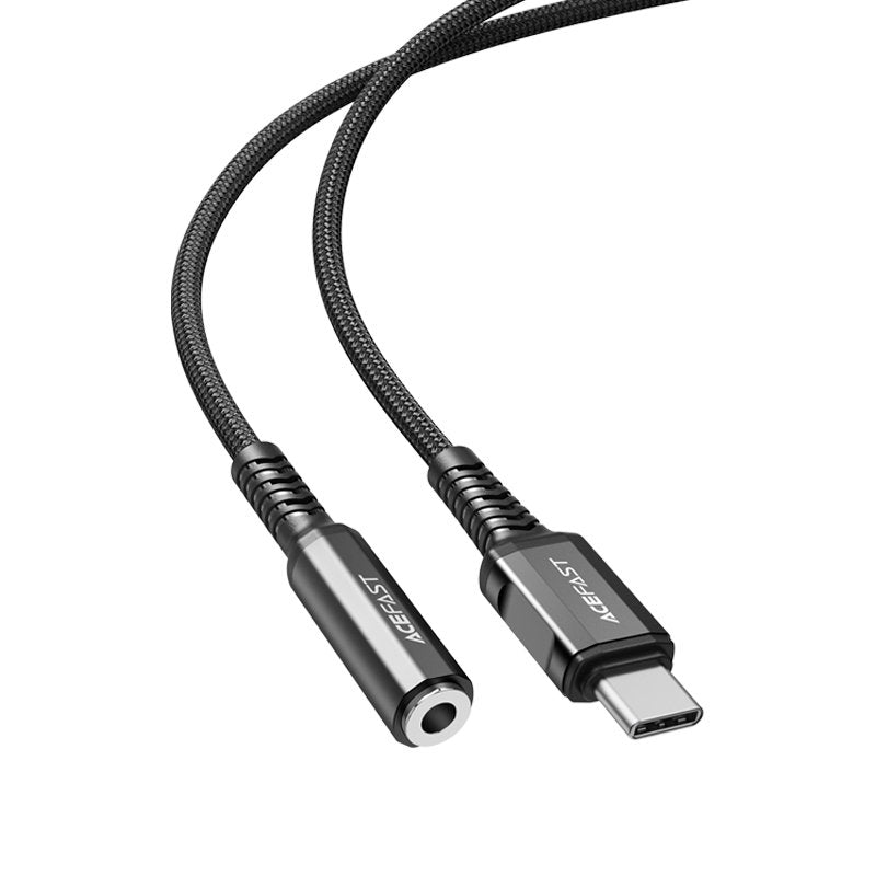 Acefast USB-C Til Adapter - Sort | USB-C Lyd | TABLETCOVERS.DK