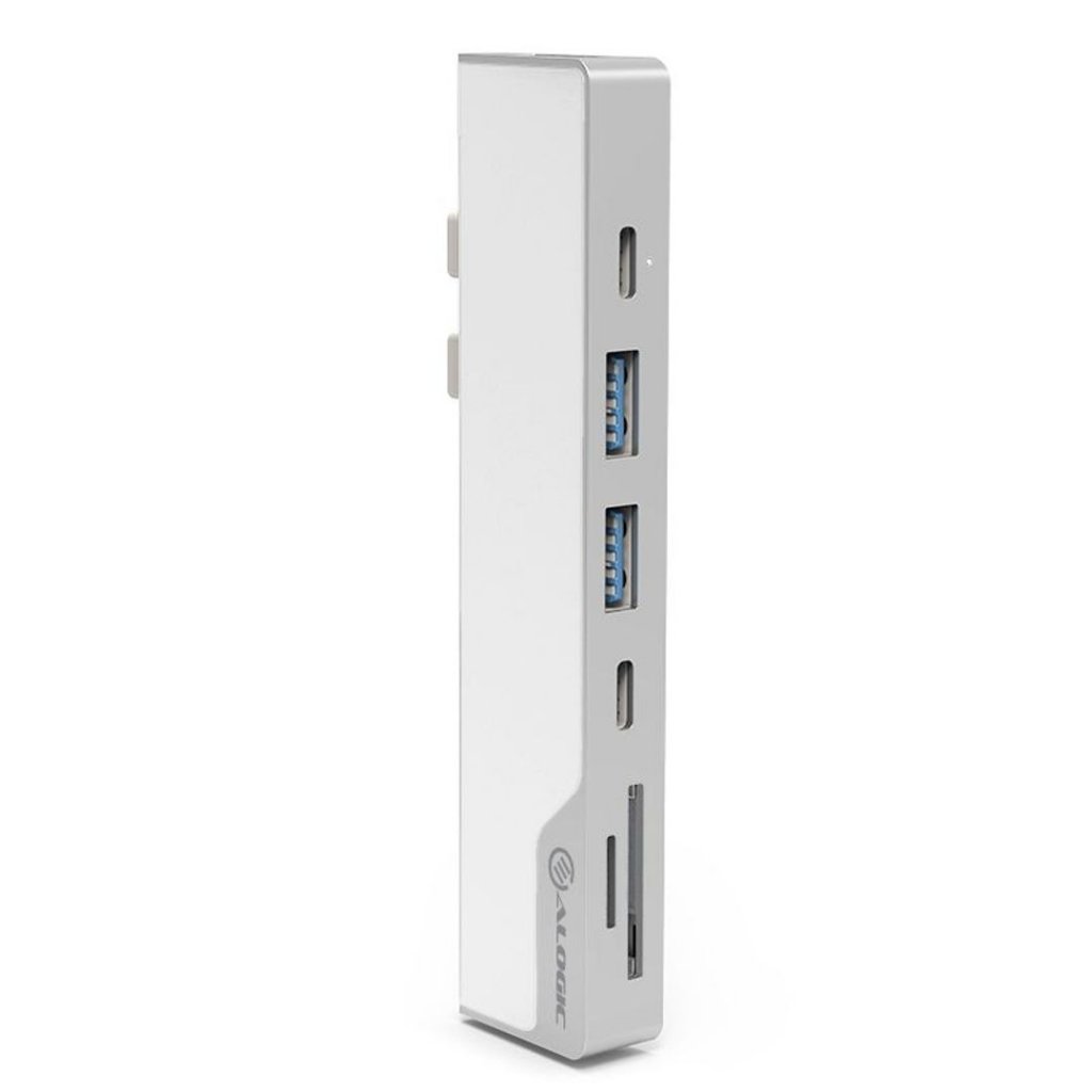 ALOGIC Ultra USB-C Dock Til MacBook Pro 13/15" & MacBook Air - Hvid | USB-C MultiPort Adapter | TABLETCOVERS.DK