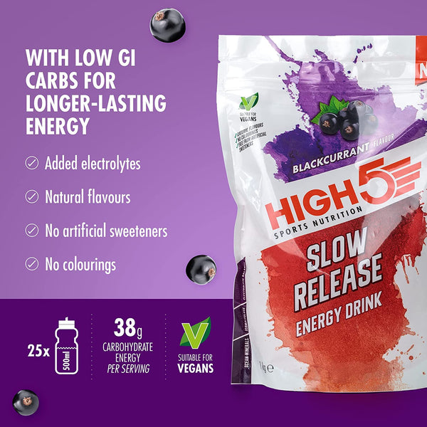 High5-Energy-Drink mit langsamer Freisetzung