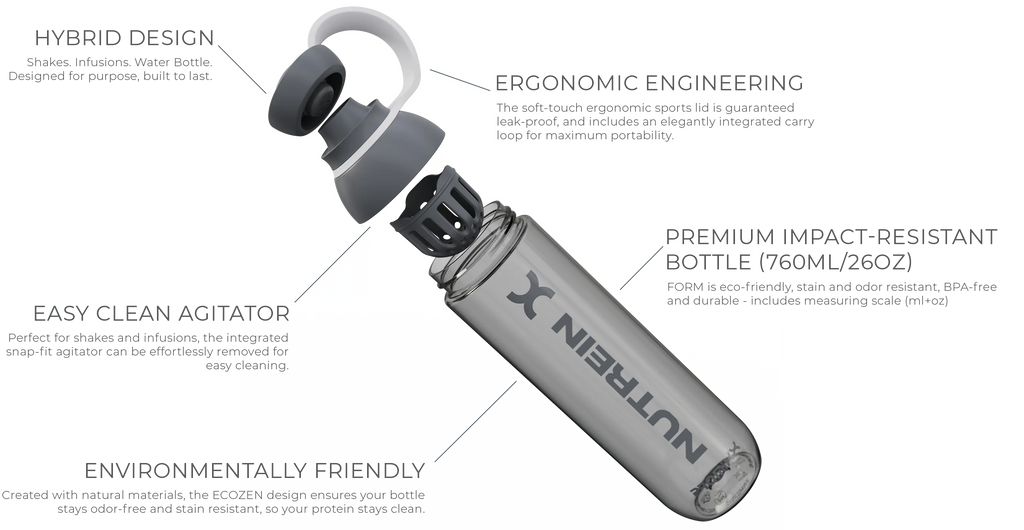 Nutrein x Promixx Limited Edition Hybrid Shaker Bottle