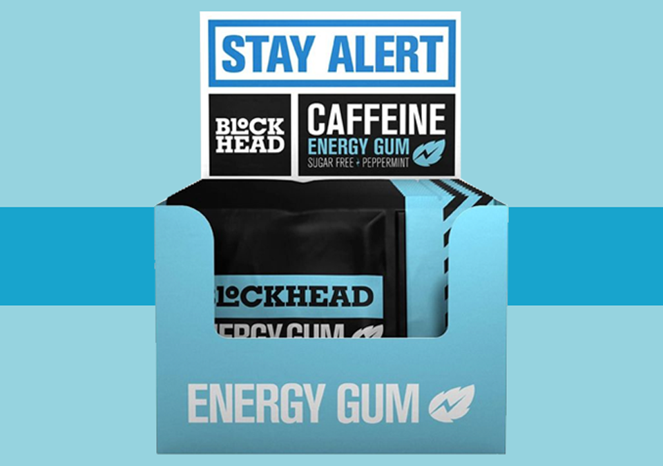 Boîte de chewing-gum Blockhead Energy