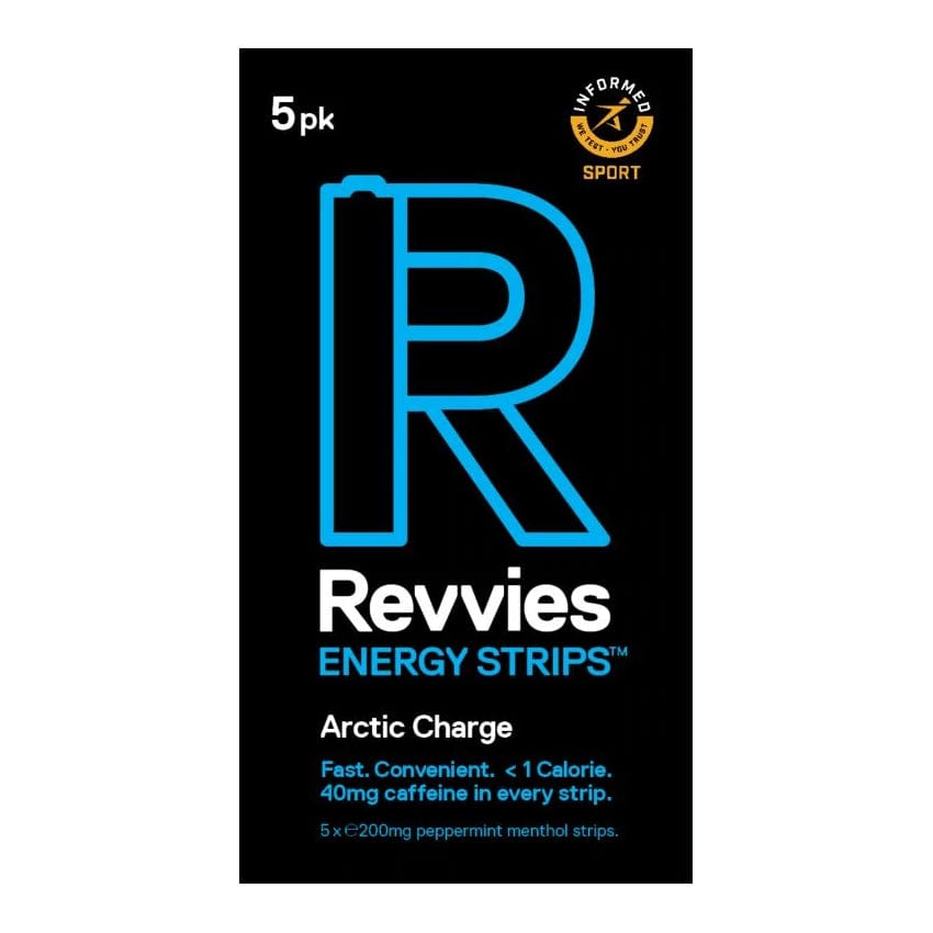 Revvies Supplement Arctic Charge Revvies Energy Strips - 40mg Caffeine (5 Strips) XMiles