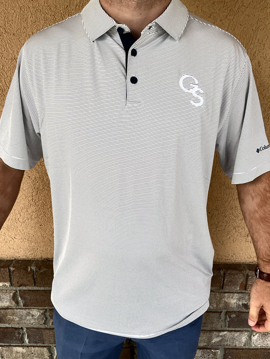 Atlanta Braves Columbia Omni-Wick Polo - Gray