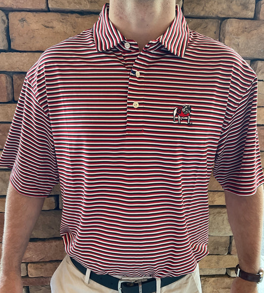 Onward Reserve Atlanta Braves Feather Cooperstown Mens Polo Shirt