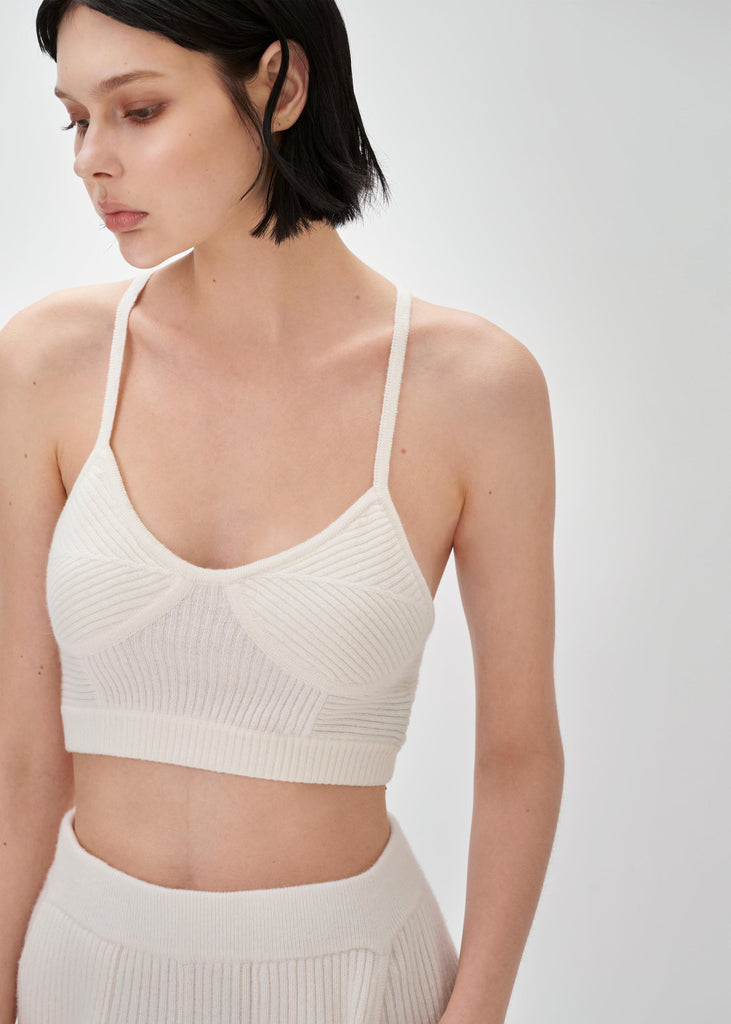 The Comet Asymmetric Bralette - Camel