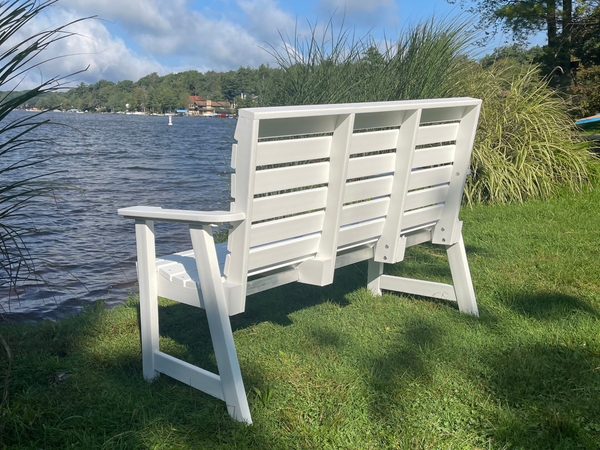 Riverside 5ft Garden Bench in Coconut White