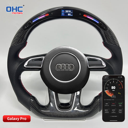 Volante sportivo OHC LED Steering Wheel per FIAT Abarth 500 in