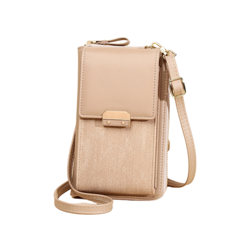 Taupe Stripe Crossbody – maeree