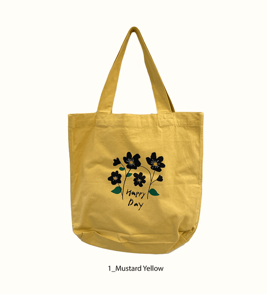 Ames City Canvas Tote Bag (White bag + color font options) –  Blossomdaystudio