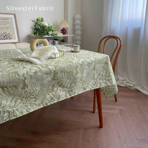 Outdoor Tablecloth丨Spring Floral Table Linens - Silvester Fabric