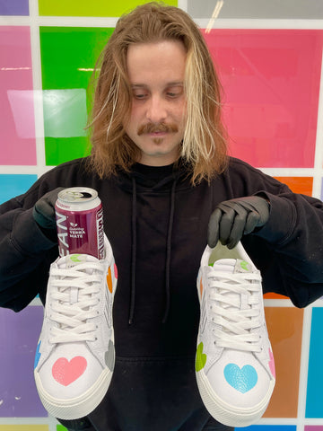 Customized Sneakers Celebrating Addiction Recovery