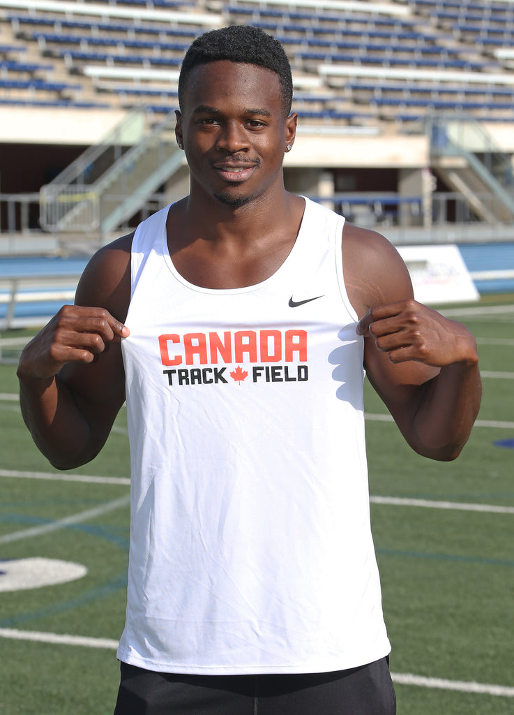 nike track and field crop top