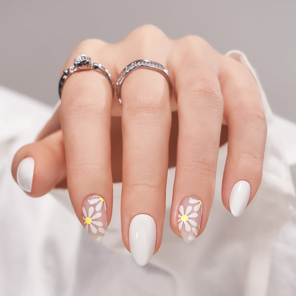 Ongles nail art floral