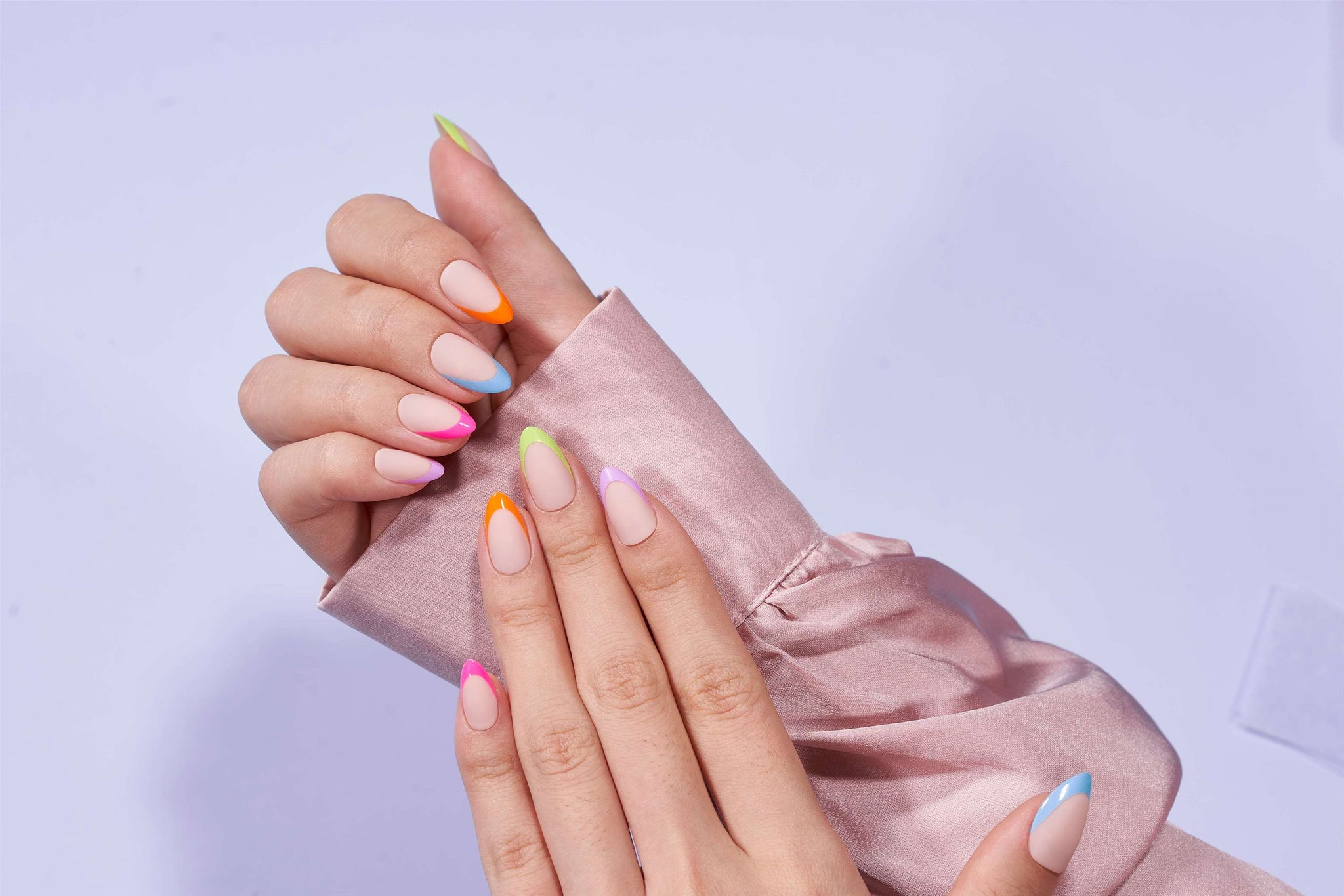 Press-on nails multicolore
