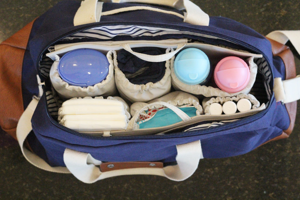 organized diaper bag